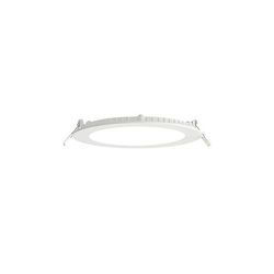Saxby Lighting (Poole) Siriodisc Integreret LED Forsænket lyspanel Mat Hvid, Matteret Akryl