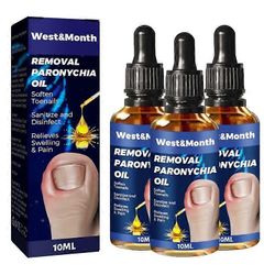 Toenailcare Removal Paronychia -öljy, sisäänkasvuinen varpaankynsien käsittelyöljy, Toenailcare-öljy paronychian poistamiseen 3pcs