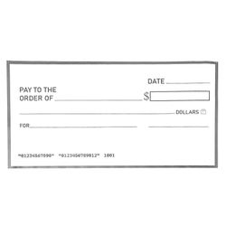 Jättiläinen tarkistus Iso shekki esityksille Suuret väärennetyt shekit Hauska Jumbo Check Ylisuuri tyhjä esitys Lahjoitusten arpajaisten varainkeru...