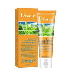 Disaar solcreme Ansigts-uv-beskyttelse Anti-sved Fugtgivende 80 ml solcreme 2