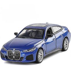 1:34 I4 M50 urheiluauto Painevalettu metalliseos malli auto Äänivalo Pull Back Collection Lasten lelulahjat Sininen ei-ruutu