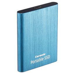 Caraele Ssd Usb3.1 Mobil solid state harddisk med 2 tb Blå