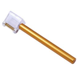 Nahkareunaväri Applikaattori Työkalu Helppokäyttöinen Nahkareunus Värikynä Työkalu Metallikahva Kupari Top, Nahka Käsityö Kulta Kultaa