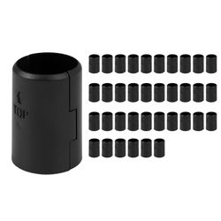 74 pakkausta lankahyllykiinnikkeitä lankahyllyhyllyn lukituskiinnikkeitä 1 tuuman pylväshyllyjen hihoille vaihto musta