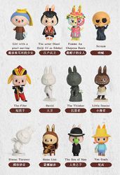 Bicaco Labubu Elf Art Series Blind Box Popmart Søte Anime Figurer Kawaii Leker Surprise Random Girls Bursdag Gaver Mistery Box 12 stk bekrefter stiler