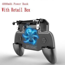 Pelaaminen L1 R1 Control ohjaussauva Androidille iPhone puhelin peliohjain PUBG ohjain Mobile Trigger Joypad Game Console Pad matkapuhelin 4000mah