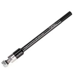 Maantiepyörän perävaunun vetokoukku Akselien sovitin Säädettävä läpiakselisovitin 12 mm: n läpiakselit Pyöräilytarvikkeet kestävä, A Musta