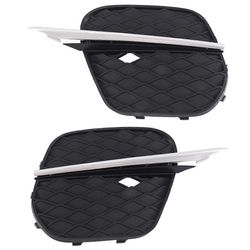 1 pari etupuskurin säleikön kannen säleikköverhoilua -BMW X5 E70 2011-2013 51117222859 51117222860 Musta & hopea