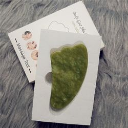Ceyue Pink Crystal Finger Skrabere V-ansigt Jade Massage Rollers For hele kroppen grøn 2