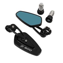 2024 varten Kawasaki Z900 Z 900 moottoripyörä tausta musta ohjaustanko pääty sivu taustapeilit