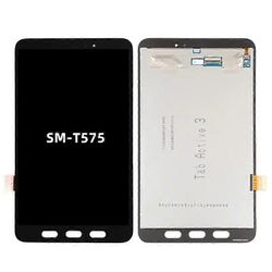 Redkid LCD Samsung Galaxy Tab Active 3 3rd Gen SM- T570 T575 Tablet -näytölle kosketusnäytön digitointikokoonpanon vaihto SM-T575 musta