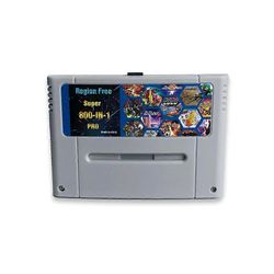 Super Multi 800 in 1 Everdrive -pelikorttikasetti SNES 16-bittiselle USA: lle EUR Japanin versio videopelikonsoli Grey 1