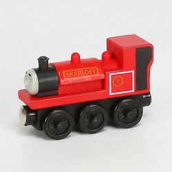 Thomas ja ystävät Puinen taskulelu Junamalli Lelut Molley Gold Diesel Lady Toby Track Juna Lelut pojille Lasten syntymäpäivälahjat skarloey