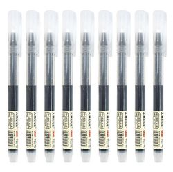 Yunshu Gel blæk penne spidspenne 0.5mm Office School Stationery Supply 12 pakker sort