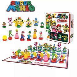Acolou Super Mario Chess Classic Game Collector's Edition Board Education Toy Cartoon Anime Character Birthday Gift