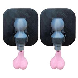 Perävaunun koukun suojus pienillä muttereilla Hauska yleiskäyttöinen vetokoukku Uutuuskuorma-auton lisävaruste Double