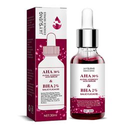 1/2stk Frugtsyre Essens Alpha Hydroxy Syre Serum Aha 30% + Bha 2% Acne Fjernelse Krympe Pore 1Pc