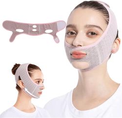 Beauty Face Sculpting Sleep Mask, Genanvendelige V Line Shaping Masker, V Line Lifting Mask Facial Slankende Strap - Double Chin Reducer 1stk.