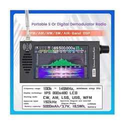 deepsdr 101 sdr radio dsp digitaalinen demodulaatio lyhytaalto fm mw ssb cw kinkku radiovastaanotin