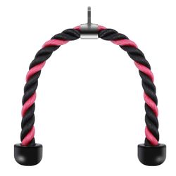 Raskaaseen käyttöön tarkoitettu hauis Triceps -harjoitusnailonvetoköysi ruostumattomasta teräksestä valmistetulla napsautuskoukulla, kaksivärinen a...