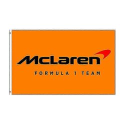 3x5 Ft Mclaren Car Flag polyesteripainettu autourheilubanneri sisustukseen C 90x150cm