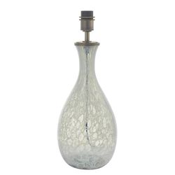 Merano Lighting Ortisei Bordlampe Håndværkerglas & Børstet Bronzeplade