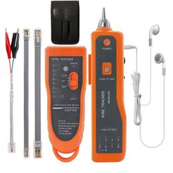 Eveltek Lan-kabel tester signaloverførselsafstand 1-3000m Rj11 Rj45 Network Wire Tracker Orange