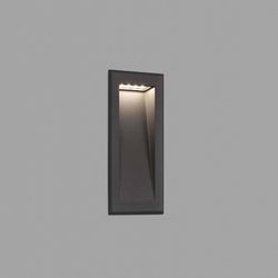 Faro Lighting Faro Soun-2 - Udendørs Led Mørkegrå forsænket væglampe IP65