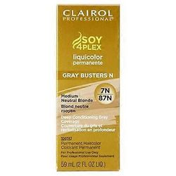 Clairol Soy4Plex Liquicolor Permanente Harmaa Busters N 7N/87N Keskikokoinen Neutraali Blondi 2oz / 59ml