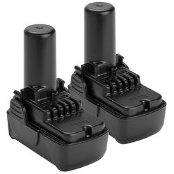 10.8V-12V 2500mAh korvaava Li-ion-akku, joka on yhteensopiva Hitachi BCL1015 BCL1015S 331065 329369 329370 329371 329389:n kanssa (2 kpl (4.0A))