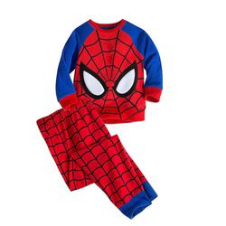 Bestdaily Drenge Børn Spider-man Pyjamas Sæt Nattøj Nattøj Pyjamas Pjs Nyhed Spiderman Outfits 3-7 år 3-4 Years