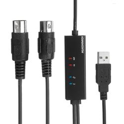 Midi til usb kablet til Bluetooth trådløs kabeladapter konverter til Windows pc til ios Android Mobil