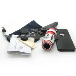 Ruili 20x Telescope Lens 20x Mobiltelefon Long Lens Apple Iphone4s 5 Sumsung S3 S4 Foto og Video