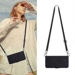 Kotelo Oneplus Nord 2 5g crossbody lompakkokotelolle, säädettävä irrotettava kaulanauhan kaulavyö jalustan nahkaisella kortinpidikkeellä Suojakansi...