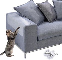 2stk Sofa Scratch Protection Mat Anti-scratch Til Kat