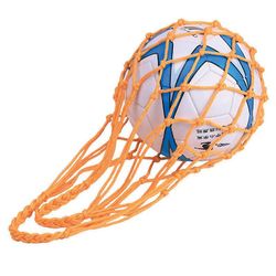 Ball Net Basketball Carry Bag Portable Mesh Reticule opbevaring taske til volleyball basketball fodbold fodbold Orange