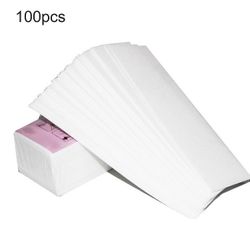 Kertakäyttöiset vahapaperiset jalkojen karvanpoistonauhat, 100kpl, miehille ja naisille