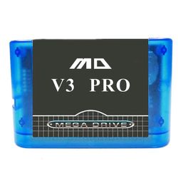 1500 Yhdessä Edmds V3 Pro -muistikortti Kiina-versio Pelikasettikortti pelikonsoleille-sininen