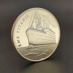 Titanic-laivalla pinnoitetut keräilykolikot Hopeiset muistotapahtumat Taide Kodin sisustuskäsityöt B