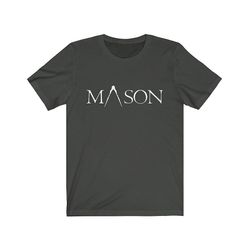 Bricks Masons Mason kompas frimurerisk t-shirt Mørk grå M