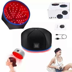 Ledoche Red Light Therapy Hair Growth Pipo, elvytä hiuksesi Powella musta