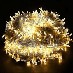 50m 100m 200m 300m 500m joulu led jousi keiju valo sammui 100M 2000LEDS Warm White