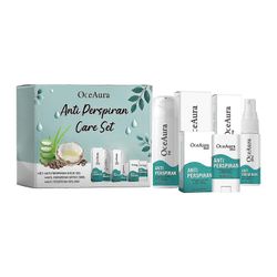 Antiperspirantti - koko kehon liiallista hikoilua vastaan, kasvojen ja pään voimakasta hikoilua vastaan, antiperspiranttikasvot miehille ja naisille