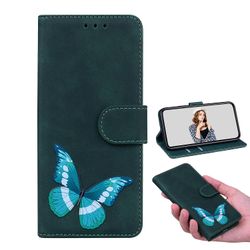 Etui til Oneplus Nord N20 5g Butterfly Cover Premium Læder Magnetisk- Pink Grøn