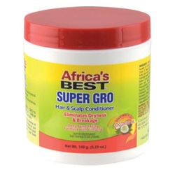 Africa's Best Afrikas bedste Super Gro hår og hovedbundsbalsam, maksimal styrke, 149g Standard Size