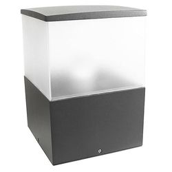 LEDS-C4 Lighting Cubik E27 1 Lys Medium Udendørs Pullert Lyse Urban Grey IP54