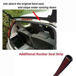 Citroen C1 Peugeot 107 Toyota Aygo vedenpitävä nauhatiiviste pysäyttää sateen tavaratilassa Takaluukun ulkoosat Muotoilulistat