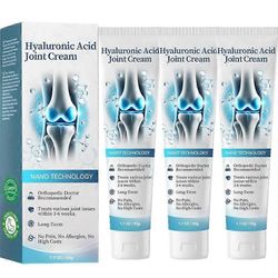 Hyaluronihapponivelvoide, hyaluronihappohierontavoide, edistynyt nivel- ja luuhoitovoide selälle, niska, kädet, polvet 3pcs