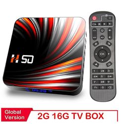 Tv Box Android 10 2gb 16gb 4k H.265 Media Player 3d Video 2.4g 5ghz Wifi Bluetooth Smart Tv Box Set Top Box US PLUG
