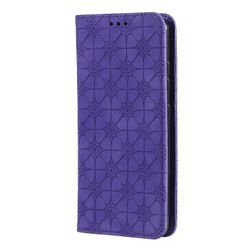 Gangxun Kompatibel med Samsung Galaxy A32 4g taske læder magnetisk flip folio cover tegnebog lilla